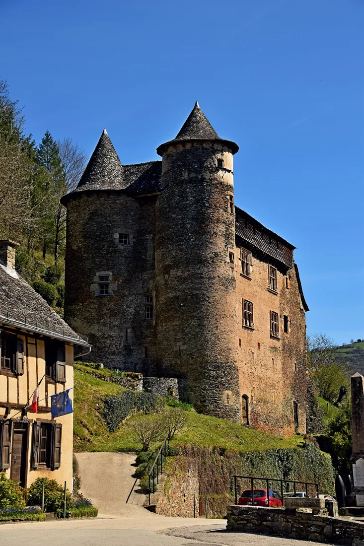 Castle of Vieillevie, Cantal, France
 
 
  
      
 
    
 This building is  inscrit au titre des  monuments historiques de la France  . It is indexed in the  base Mérimée , a database of architectura